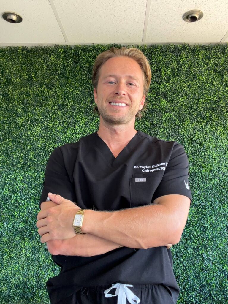Dr. Taylor Duncan, a San Diego chiropractor
