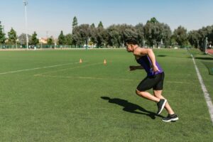 Athlete after a sports performance chiropractic care